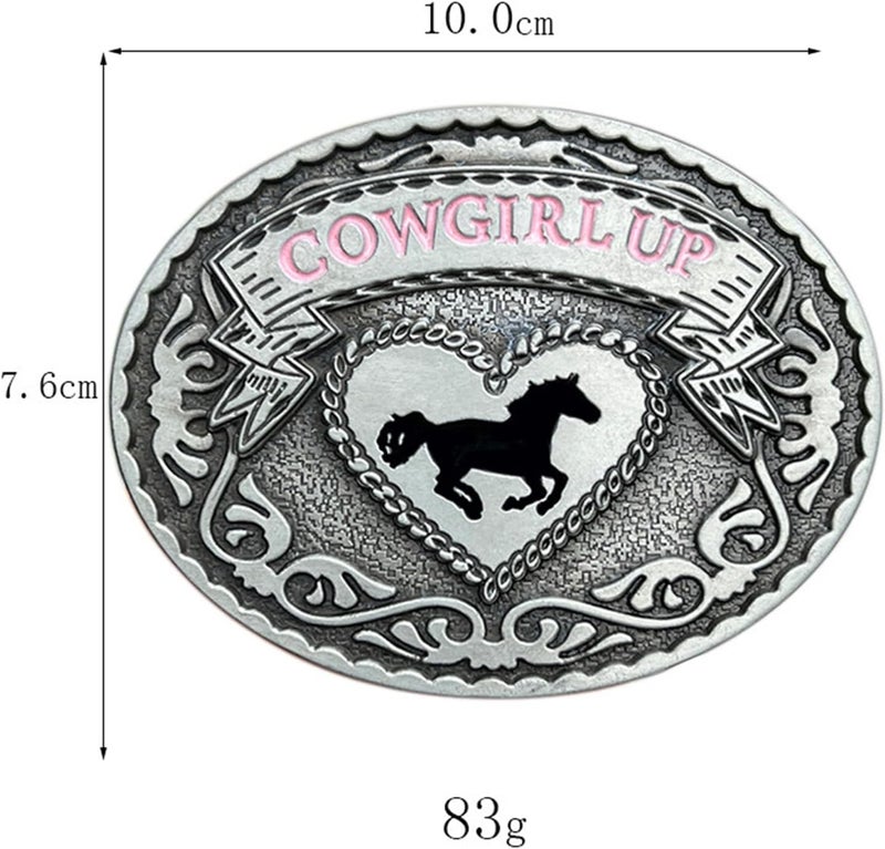 Seternaly Western Cowboy/Cowgirl Belt Buckles Punk Rodeo Horseman Belt Buckle for Men Women Boy Girl Youth - Image 2